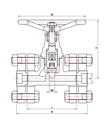 QJT200-15气体管路截止阀